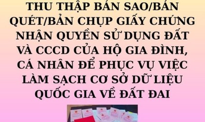 Chiến dịch “90 ngày đêm làm giàu, làm sạch cơ sở dữ liệu đất đai”