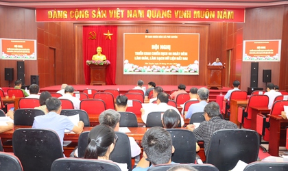 Hội nghị triển khai chiến dịch 90 ngày đêm làm giàu, làm sạch dữ liệu đất đai