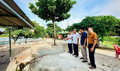 Anh Hoàng Tiến Tuyên, hội viên nông dân làm kinh tế giỏi từ mô hình VAC