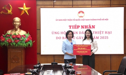 Tiếp nhận ủng hộ Nhân dân bị thiệt hại do bão lũ