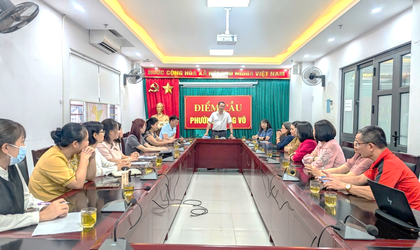 PHƯỜNG GIẢNG VÕ: GẶP MẶT, ĐỘNG VIÊN KHÍCH LỆ 06 GIÁO VIÊN TIÊU BIỂU DỰ THI GIÁO VIÊN DẠY GIỎI THCS CẤP THÀNH PHỐ NĂM HỌC 2025-2026
