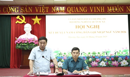 Xã Thường Tín xét duyệt nam công dân trong độ tuổi gọi nhập ngũ năm 2026.