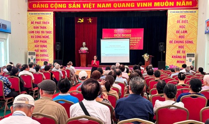 Phường Nghĩa Đô tổ chức truyền thông chăm sóc sức khỏe người cao tuổi