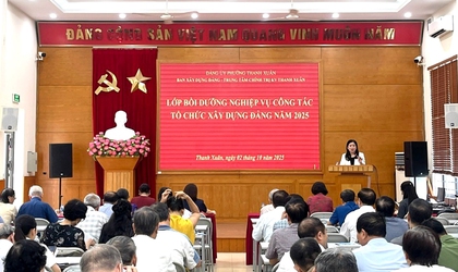 Khai mạc lớp bồi dưỡng nghiệp vụ công tác Tổ chức xây dựng Đảng năm 2025
