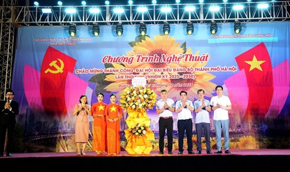 Chương trình nghệ thuật Chào mừng thành công Đại hội Đại biểu Đảng bộ thành phố Hà Nội lần thứ XVIII nhiệm kỳ 2025-2030