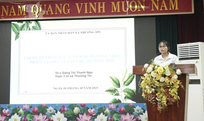 Xã Thường Tín tăng cường công tác an  toàn vệ sinh thực phẩm tại các cơ sở giáo dục.