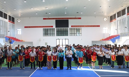 Sôi nổi các giải thi đấu tại Đại hội Thể dục thể thao xã Phú Xuyên lần thứ nhất năm 2025