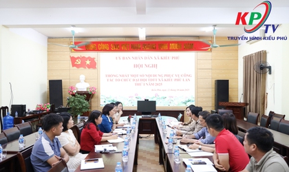 Ban Tổ chức Đại hội Thể dục Thể thao xã Kiều Phú tổ chức hội nghị nghe báo cáo tiến độ và quán triệt công tác chuẩn bị Lễ Khai mạc, Bế mạc Đại hội lần thứ nhất năm 2025