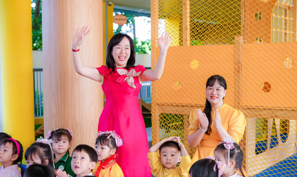 TRƯỜNG MẦM NON SAO MAI TƯNG BỪNG TỔ CHỨC CHƯƠNG TRÌNH 