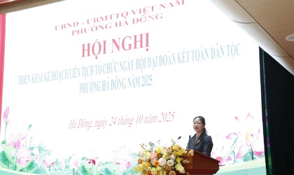 Phường Hà Đông triển khai kế hoạch tổ chức Ngày hội Đại đoàn kết toàn dân tộc năm 2025