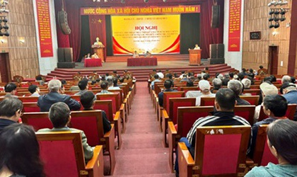 Hoài Đức tổ chức Hội nghị tiếp xúc, đối thoại trực tiếp giữa người đứng đầu cấp ủy, chính quyền với MTTQ, các tổ chức chính trị - xã hội và Nhân dân trên địa bàn xã năm 2025.