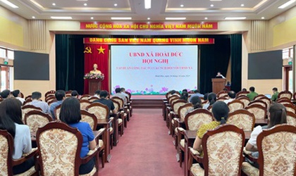 UBND xã Hoài Đức tổ chức tập huấn công tác quản lý, kiểm tra về PCCC va CNCH năm 2025