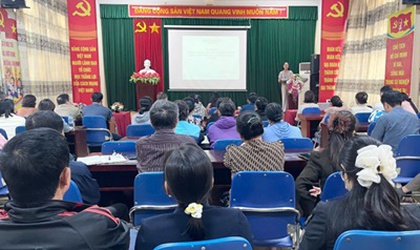 Trạm Y tế xã Hoài Đức tổ chức tập huấn công tác phòng, chống bệnh sốt xuất huyết năm 2025