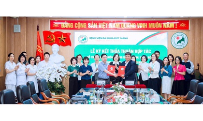 TYT phường Long Biên ký kết thoả thuận hợp tác hỗ trợ chuyên môn trong khám bệnh, chữa bệnh với Bệnh viện Đa khoa Đức Giang