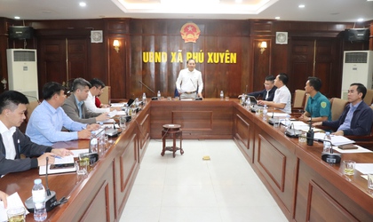Hội nghị triển khai kế hoạch cưỡng chế tại thôn Nguyên Hanh và tiểu khu Thao Chính
