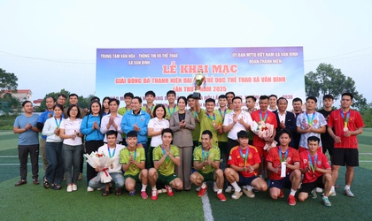 Khai mạc giải thi đấu các môn thể thao trong Chương trình Đại hội TDTT xã Vân Đình lần thứ I, năm 2025