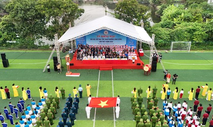 PHƯỜNG VĨNH HƯNG TỔ CHỨC THÀNH CÔNG LỄ KHAI MẠC ĐẠI HỘI THỂ DỤC THỂ THAO LẦN THỨ I NĂM 2025