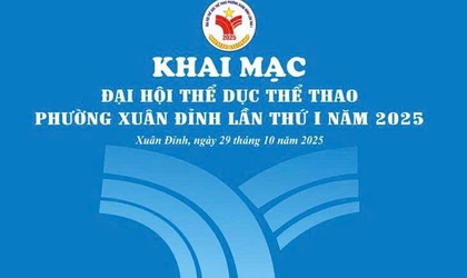 Hướng tới Đại hội Thể dục Thể thao phường Xuân Đỉnh lần thứ I năm 2025