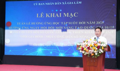 UBND xã Gia Lâm khai mạc Tuần lễ hưởng ứng học tập suốt đời năm 2025