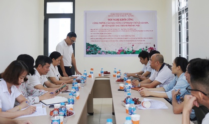 Khởi công dự án cải tạo, nâng cấp Điểm Y tế sài sơn  xã Quốc Oai góp phần nâng cao chất lượng chăm sóc sức khỏe nhân dân trên địa bàn