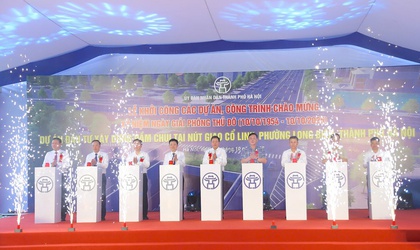 Khởi công xây dựng hầm chui tại nút giao Cổ Linh, chào mừng 71 năm Ngày Giải phóng Thủ đô