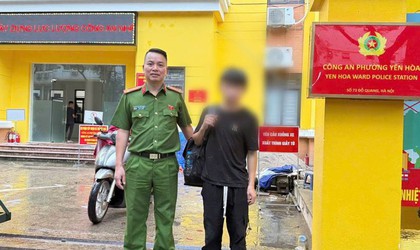Công an phường Yên Hòa kịp thời ngăn chặn, giải cứu nam thiếu niên 17 tuổi người Dân tộc Mông thoát khỏi bẫy “việc nhẹ, lương cao”.