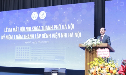 Ra mắt Hội Nhi khoa thành phố Hà Nội và kỷ niệm 1 năm thành lập Bệnh viện Nhi Hà Nội