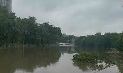 Hà Nội báo động lũ trên sông Nhuệ