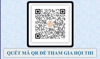 Quét mã QR để tham gia Hội thi