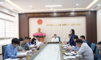 Ủy ban bầu cử xã Gia Lâm tổ chức họp bàn công tác bầu cử đại biểu Quốc hội khóa XVI và đại biểu Hội đồng nhân dân các cấp