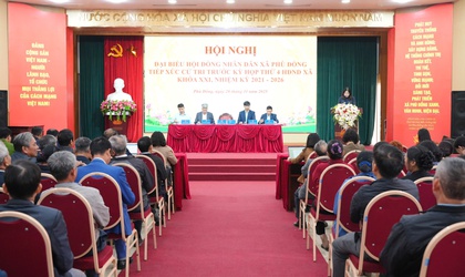 xã Phù Đổng tổ chức Hội nghị Đại biểu HĐND xã tiếp xúc cử tri trước kỳ họp thứ 4 HĐND xã khoá XXI, nhiệm kỳ 2021-2026