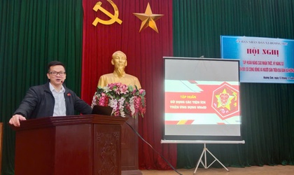 Xã Hương Sơn: Nâng cao kỹ năng số cho Tổ chuyển đổi số cộng đồng