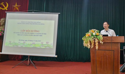 BỒI DƯỠNG KỸ NĂNG TUYÊN TRUYỀN MIỆNG VÀ MẠNG XÃ HỘI CHO LỰC LƯỢNG TUYÊN TRUYỀN VIÊN CƠ SỞ