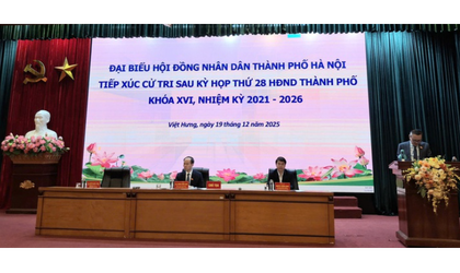 Tổ đại biểu số 9, Đoàn đại biểu HĐND thành phố Hà Nội tổ chức tiếp xúc với cử tri các phường Việt Hưng, Long Biên, Phúc Lợi và Bồ Đề sau kỳ họp thứ 28 HĐND Thành phố khoá XVI, nhiệm kỳ 2021 – 2026.