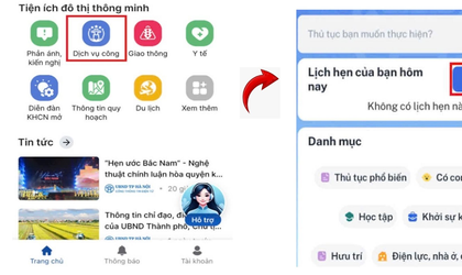 HƯỚNG DẪN LẤY SỐ THỨ TỰ DỊCH VỤ CÔNG ONLINE QUA ỨNG DỤNG IHANOI
