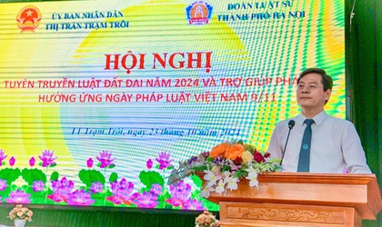 Kết quả chấm điểm, đánh giá xã, thị trấn đạt chuẩn tiếp cận pháp luật năm 2024