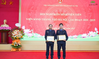 VKSND huyện Quốc Oai vinh dự có 2 cá nhân được tuyên dương là điển hình tiên tiến giai đoạn 2020-2025