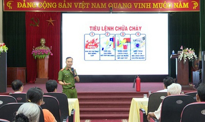 70.530 người dân trên địa bàn huyện được tuyên truyền nghiệp vụ phòng cháy, chữa cháy và cứu nạn, cứu hộ
