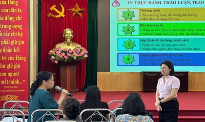 Ngân hàng Chính sách xã hội huyện Hoài Đức tập huấn nghiệp vụ tín dụng chính sách xã hội năm 2025