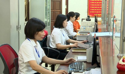 Vận hành thử nghiệm thuận lợi Điểm phục vụ hành chính công xã Dương Hoà mới