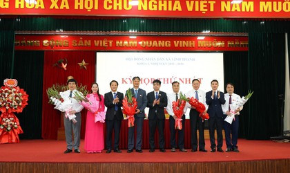 HĐND XÃ VĨNH THANH TỔ CHỨC KỲ HỌP THỨ NHẤT
