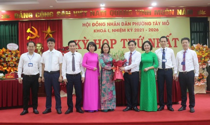 HĐND phường Tây Mỗ khai mạc kỳ họp thứ Nhất
khóa I, nhiệm kỳ 2021-2026.