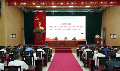 Xã Thanh Oai: Kiên quyết xử lý nghiêm vi phạm về đất đai, xây dựng với tinh thần 