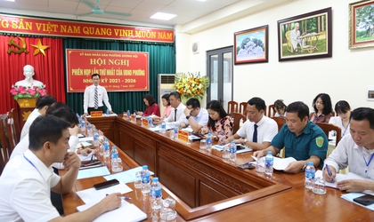 UBND phường Dương Nội thông báo chương trình công tác trọng tâm của phường trong tháng 7/2025