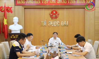 UBND xã Quốc Oai tổ chức Hội nghị tập thể lãnh đạo: Thảo luận, thống nhất nhiều nội dung quan trọng phát triển kinh tế - xã hội 6 tháng cuối năm 2025