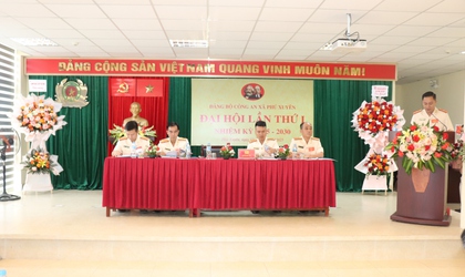 Đại hội Đảng bộ Công an xã Phú Xuyên lần thứ nhất, nhiệm kỳ 2025 – 2030