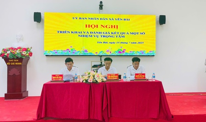UBND xã Yên Bài tổ chức hội nghị triển khai và đánh giá một số nhiệm vụ trọng tâm năm 2025