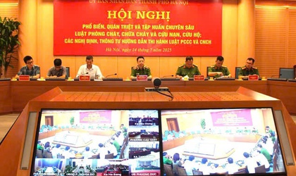 Sơn Tây tham dự hội nghị tập huấn Luật Phòng cháy, chữa cháy và cứu nạn, cứu hộ