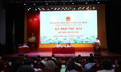 HĐND xã Quang Minh tổ chức Kỳ họp thứ hai