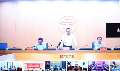 UBND xã Thượng Phúc tham dự cuộc họp về việc tăng cường chất lượng vệ sinh môi trường trên địa bàn Thành phố